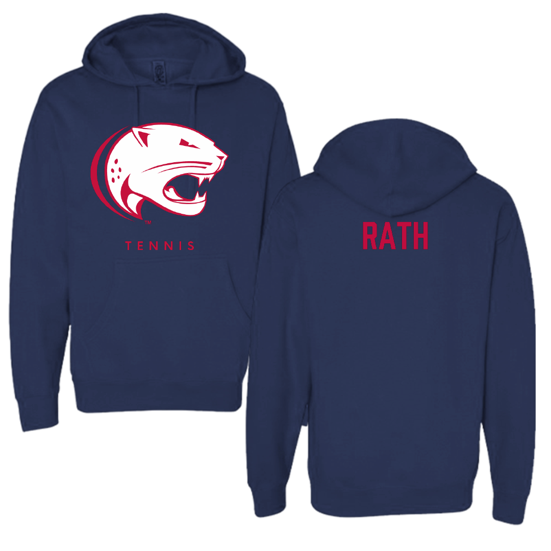 University of South Alabama Tennis Navy Hoodie - Ava Rath