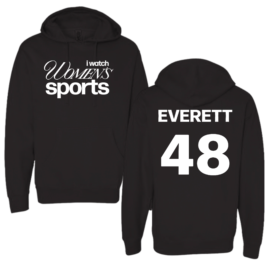 Mississippi State University Softball Black WHM Hoodie - #48 Delainey Everett