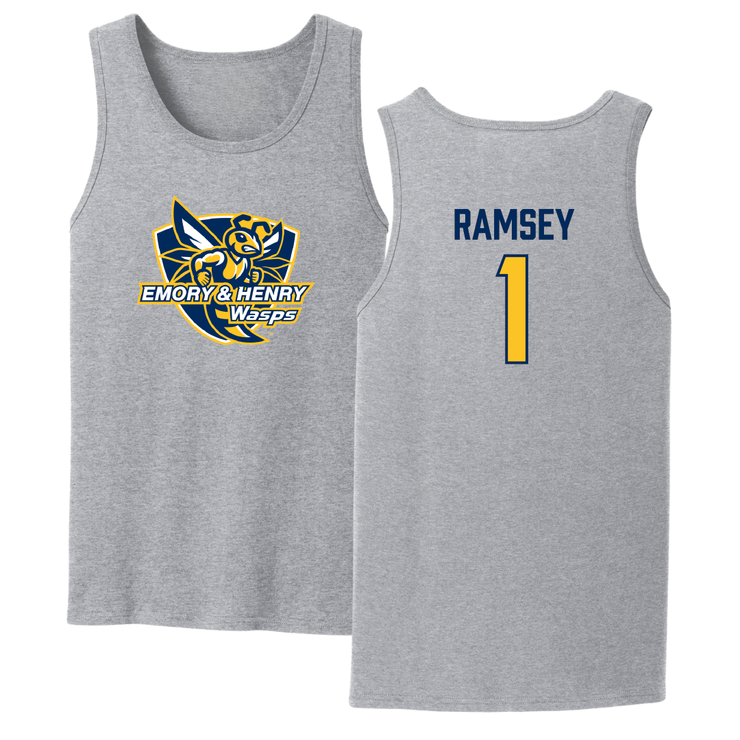 Emory & Henry College Basketball (W) Sport Gray Tank Top - #1 Lyndie Ramsey