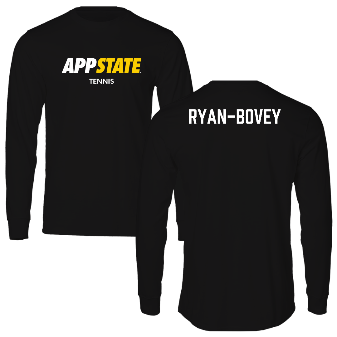 Appalachian State University Tennis (W) Black Block Long Sleeve - Olwyn Ryan-Bovey