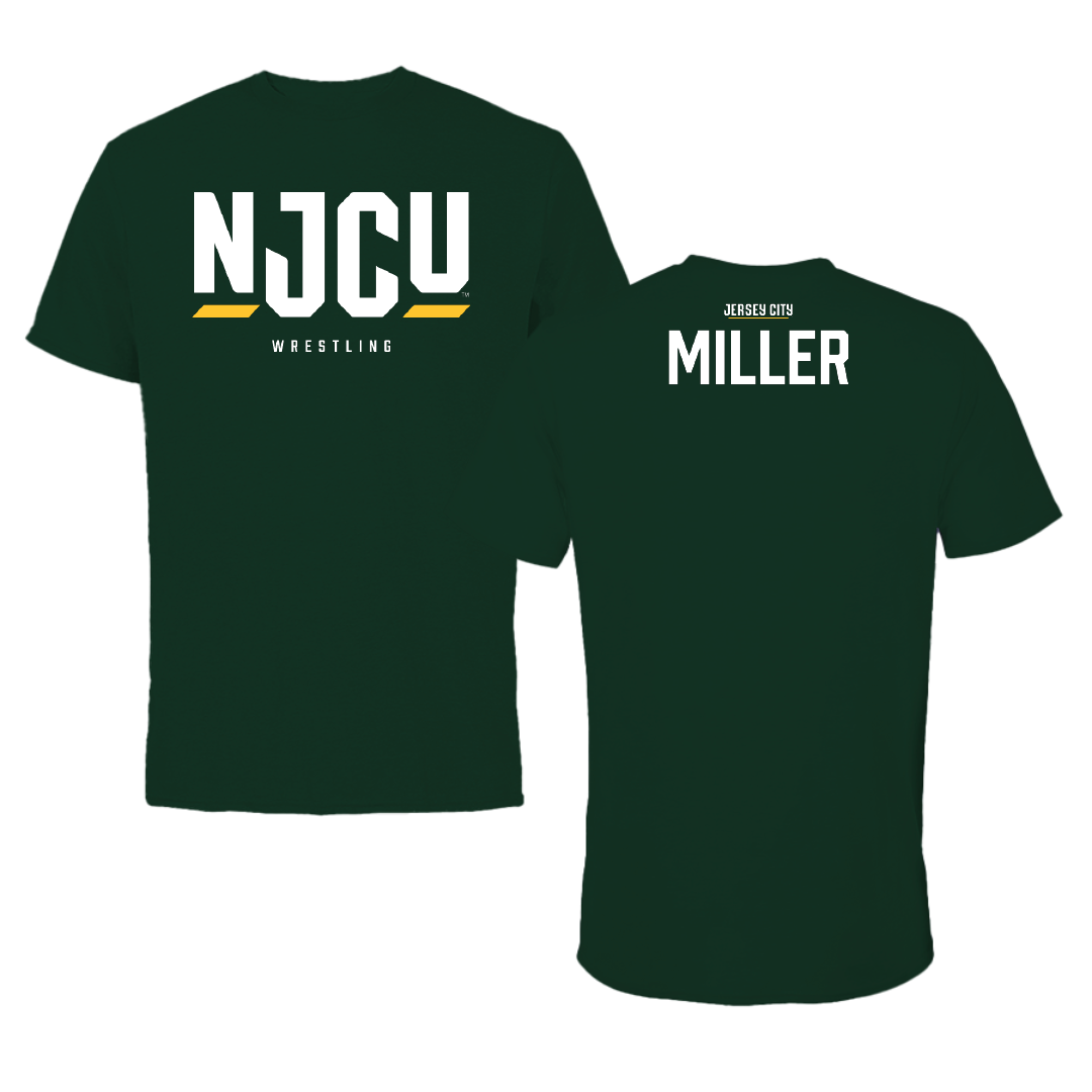 New Jersey City University Wrestling (W) Forest Green Tee - Gabrielle Miller