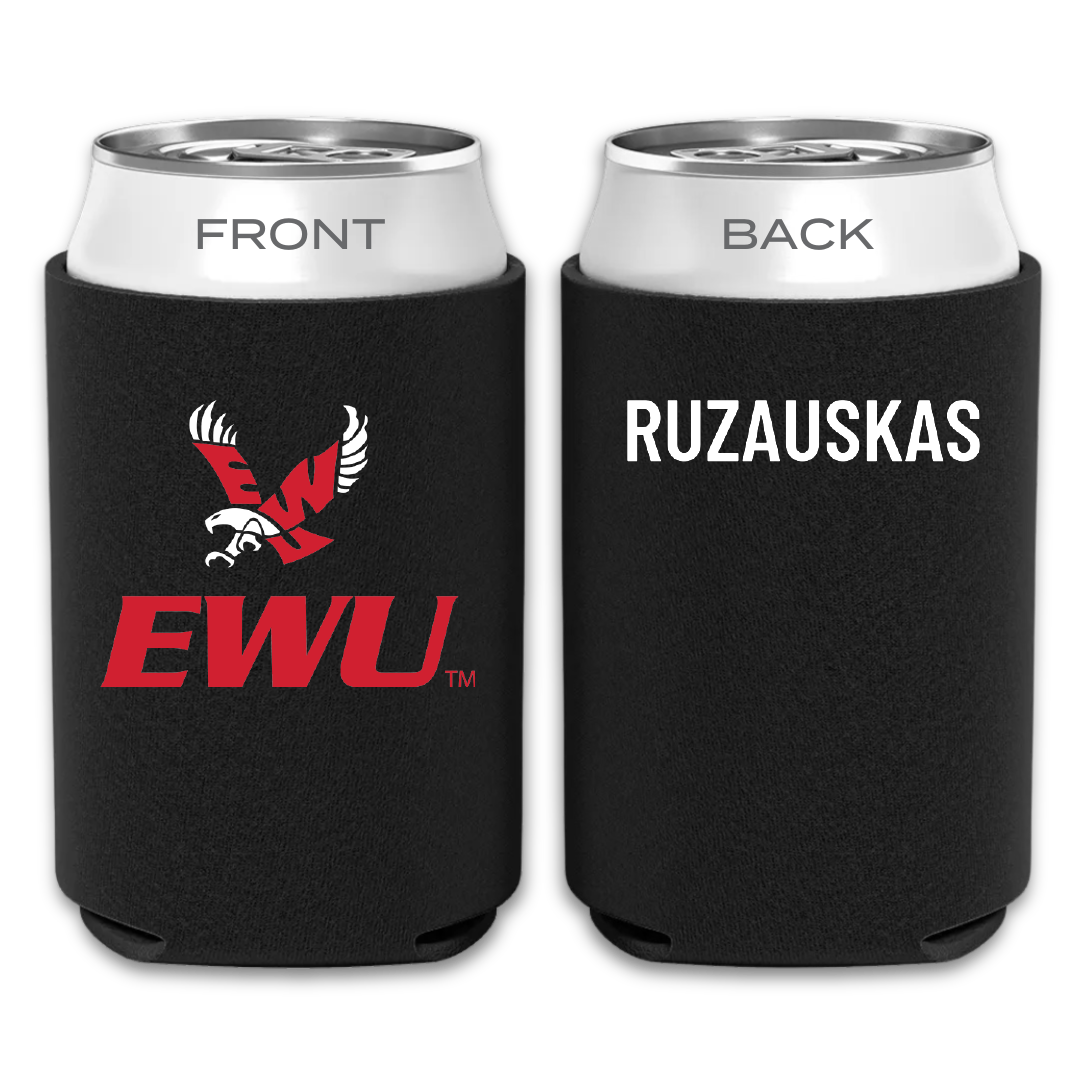 Eastern Washington University TF and XC Black Can Cooler - Natalie Ruzauskas