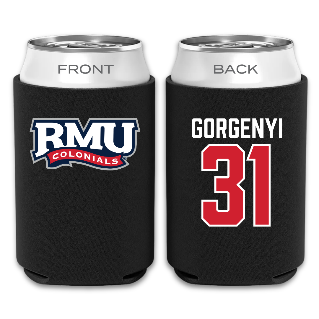 Robert Morris University Soccer Black Can Cooler - #31 Kieran Gorgenyi