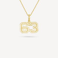 Gold Presidents Pendant and Chain - #63 Marselle Felton
