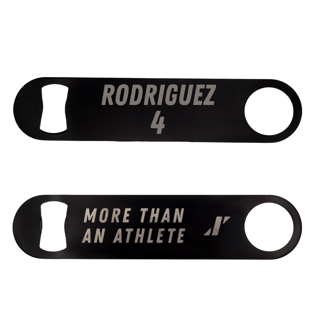 University of Southern Indiana Soccer Black Bottle Opener - #4 Diego Rodriguez