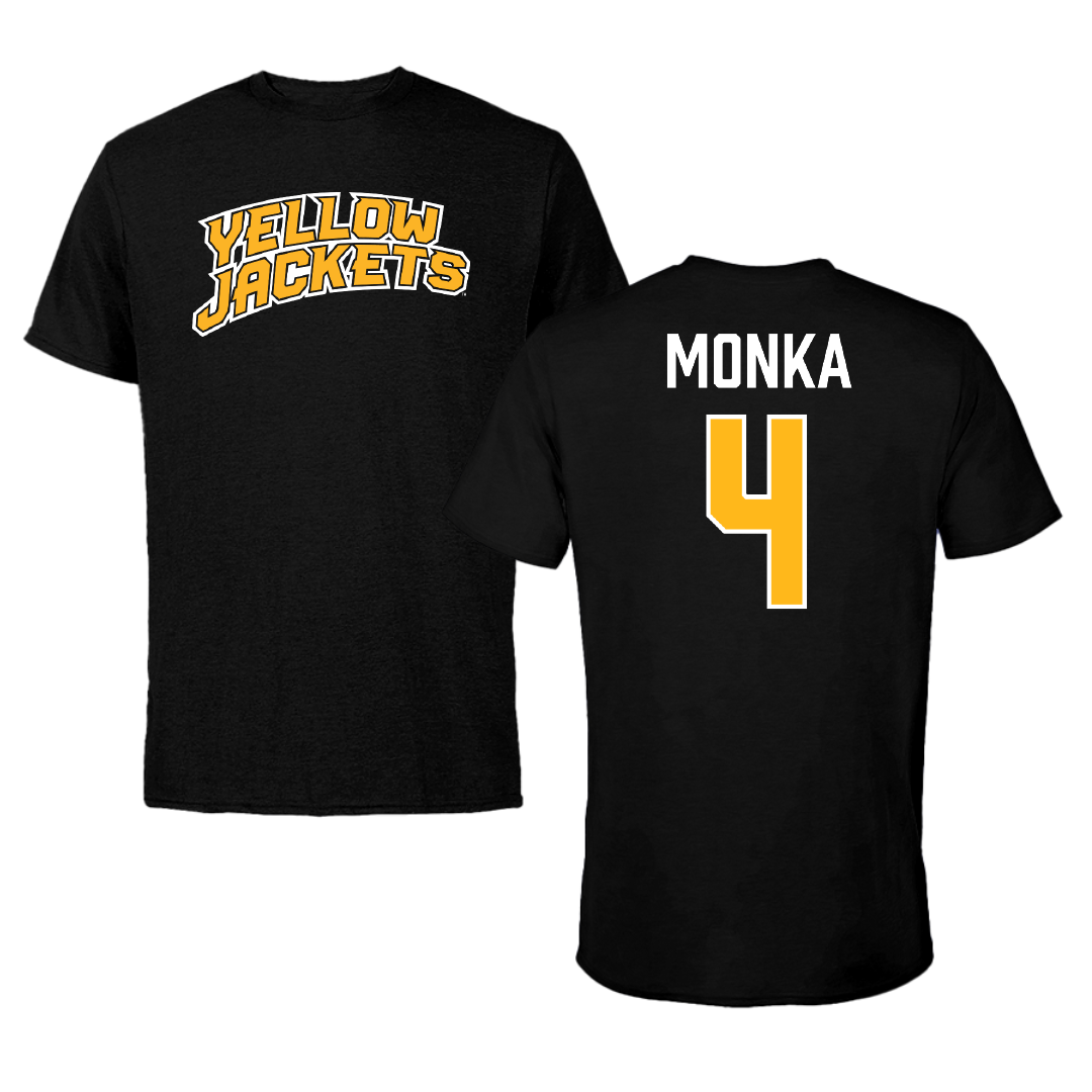 American International College Basketball Black Tee - #4 Eden Monka