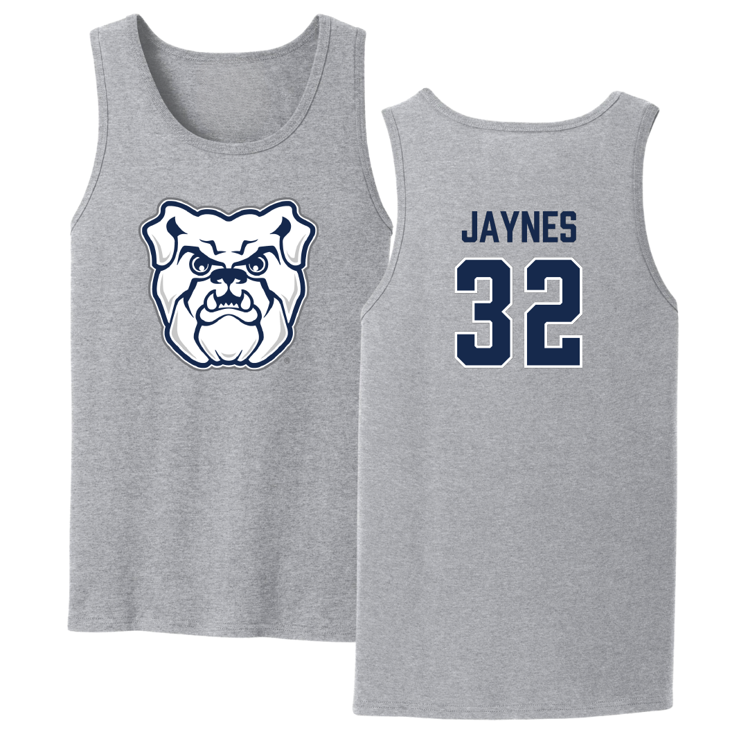 Butler University Basketball Sport Gray Tank Top - #32 Sydney Jaynes