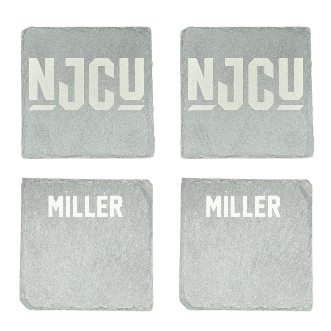 New Jersey City University Wrestling (W) Stone Coaster (4 Pack)  - Gabrielle Miller