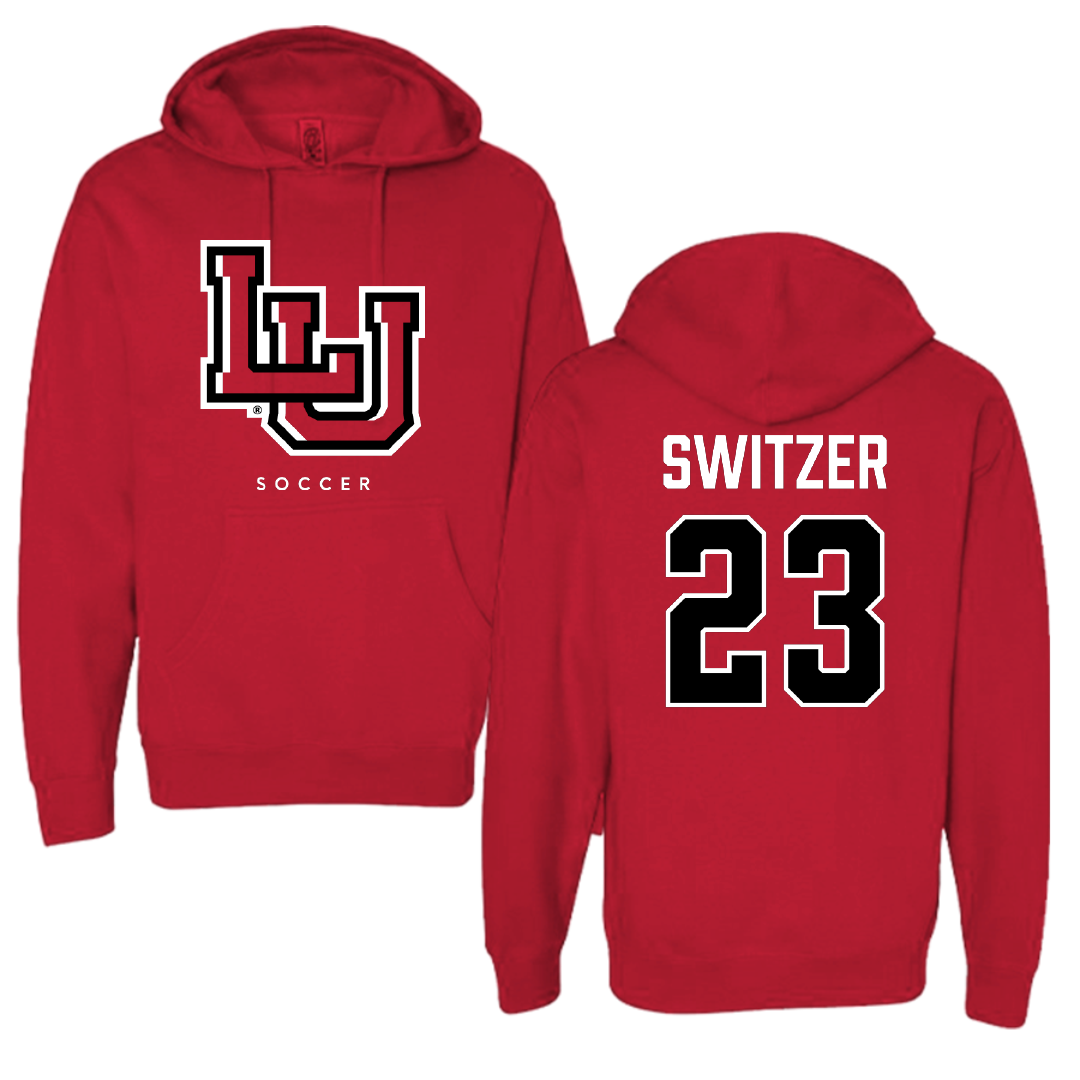 Lamar University Soccer Red Hoodie - #23 Anneliese Switzer