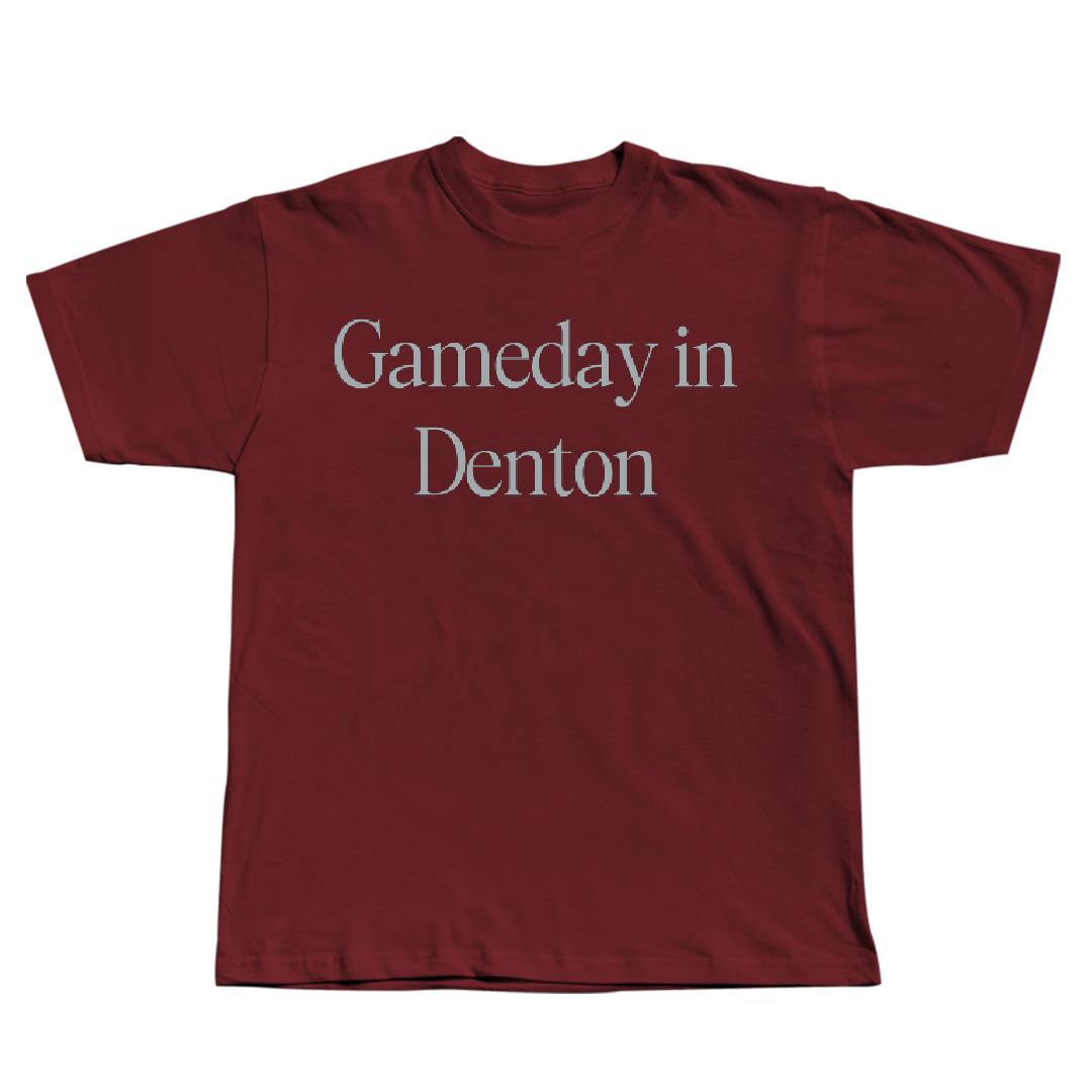 Texas Woman's University Softball Maroon Gameday Tee - #6 Riley Todd