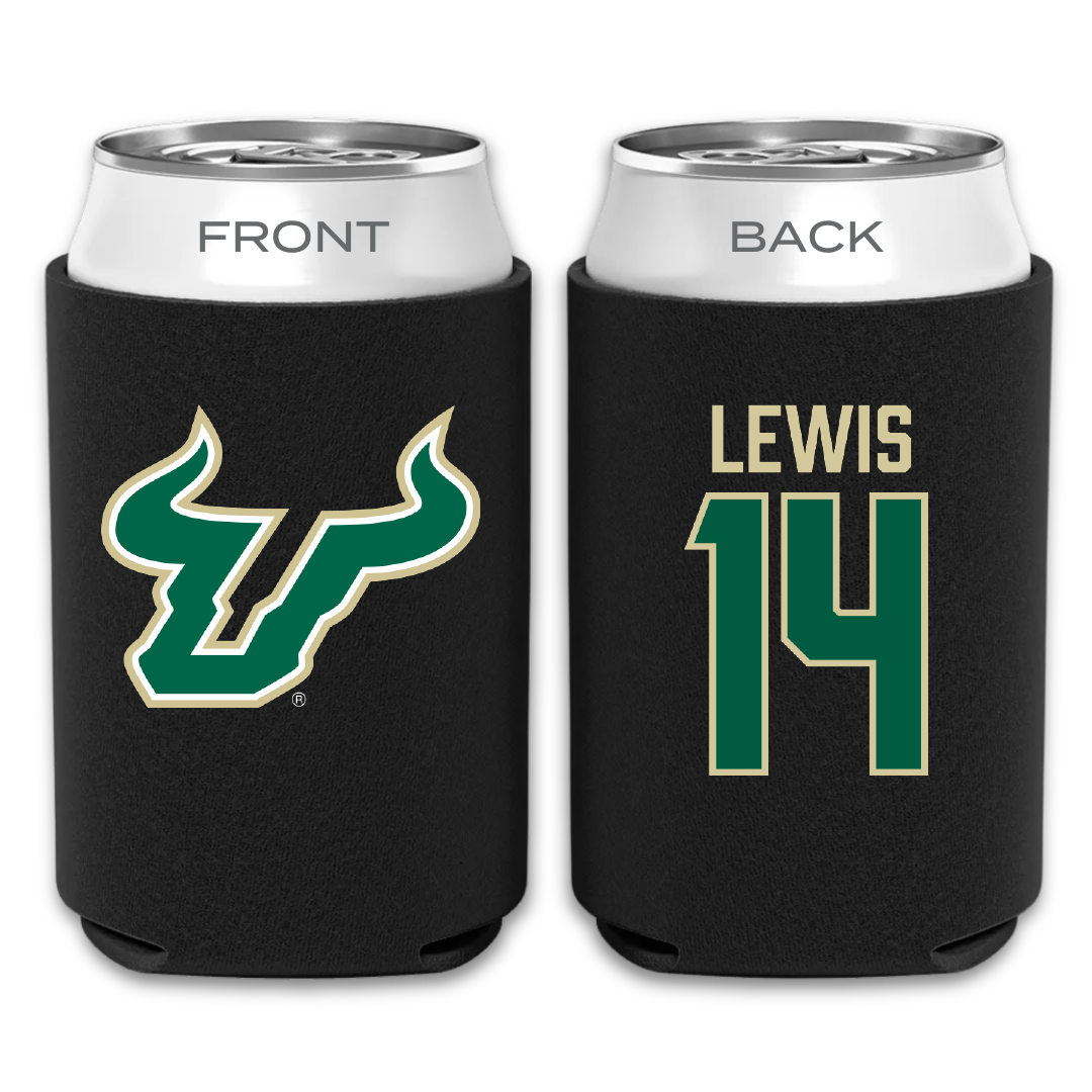 University of South Florida Volleyball Black Can Cooler - #14 Lauren Lewis