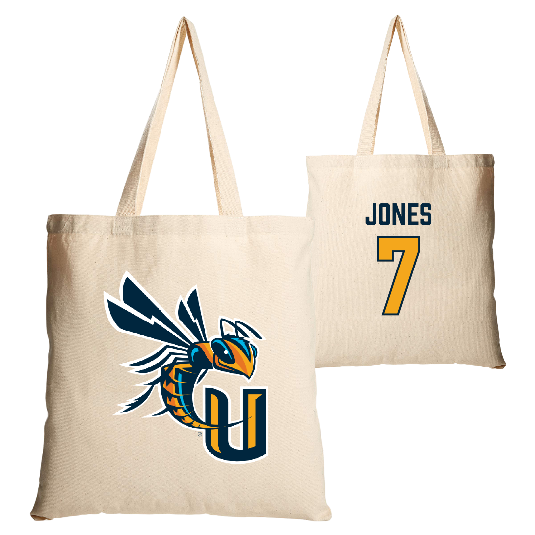 Cedarville University Softball Tan Canvas Tote Bag - #7 Madison Jones