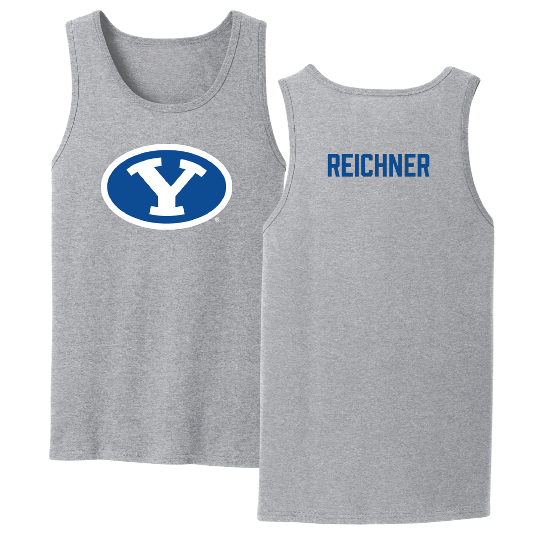 Brigham Young University Swimming & Diving Sport Gray Tank Top - Annie Reichner