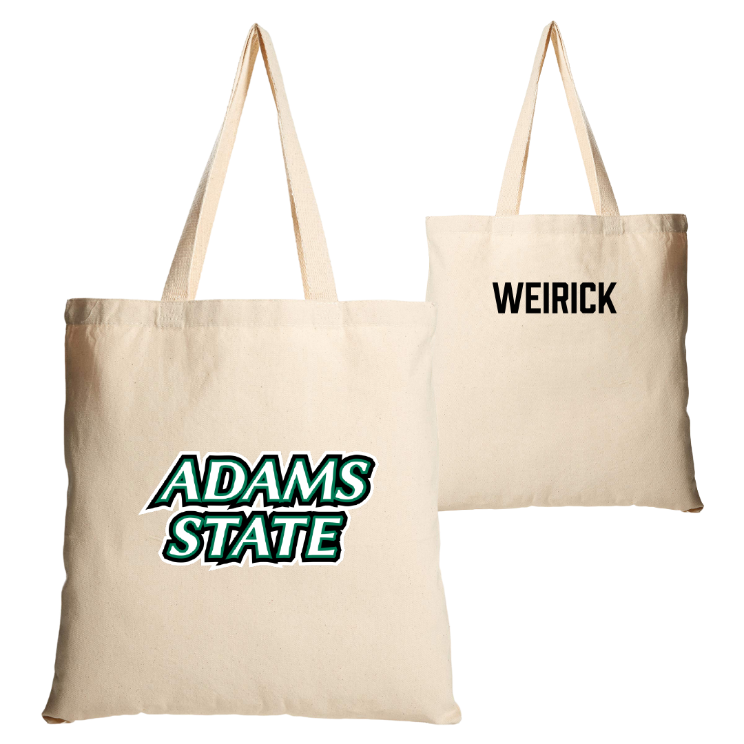 Adams State University Golf Tan Canvas Tote Bag - Keona Weirick
