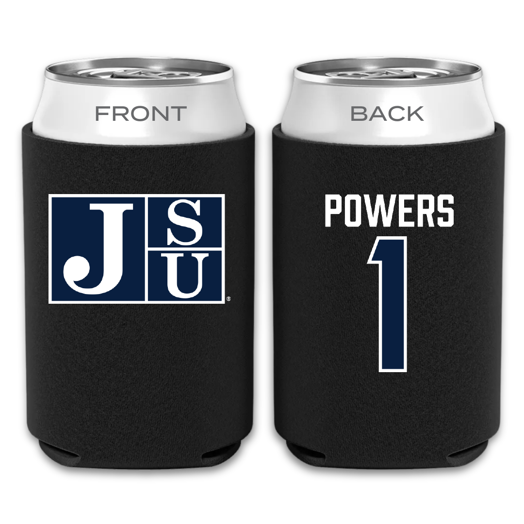 Jackson State University Football Black Can Cooler - #1 Rico Powers