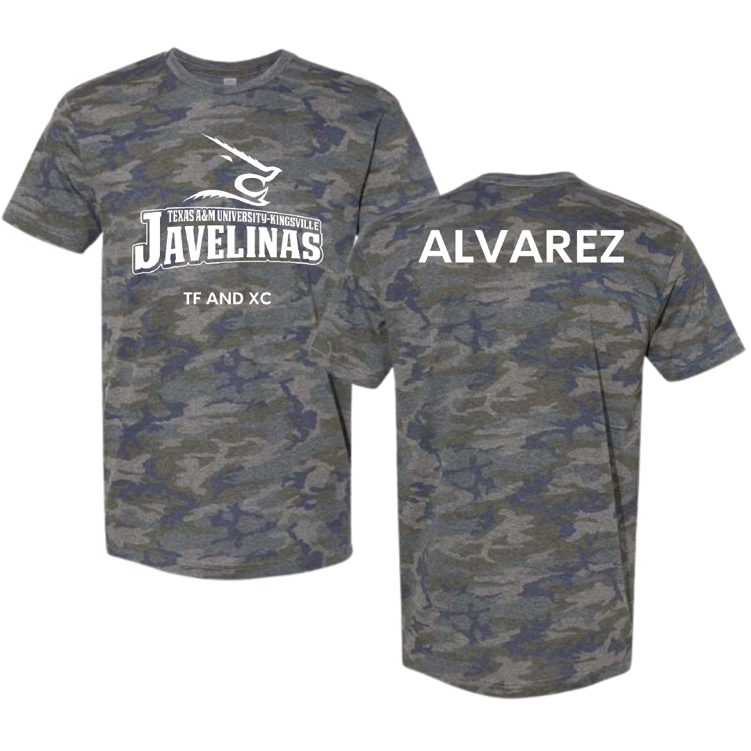 Texas A&M University-Kingsville TF and XC Vintage Camo Tee - Karina Alvarez