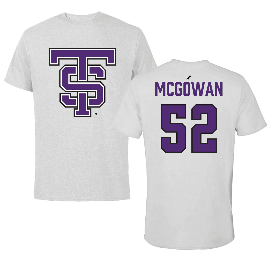 University of St. Thomas (Minnesota) Basketball Light Gray Tee - #52 Savannah McGowan