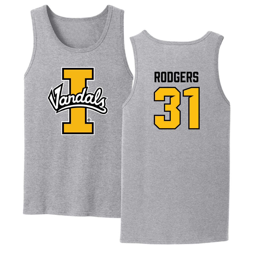 University of Idaho Soccer Sport Gray Tank Top - #31 Sara Rodgers