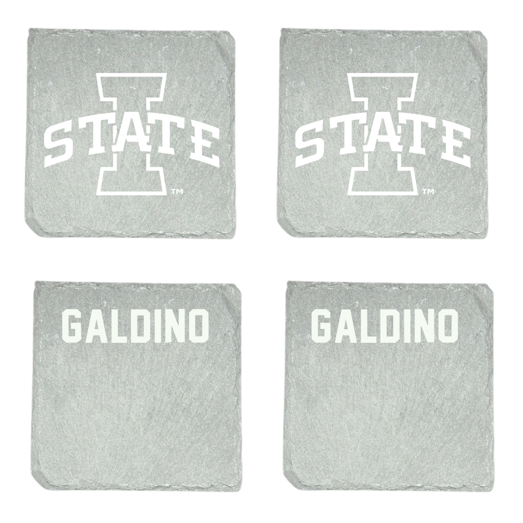 Iowa State University TF and XC Stone Coaster (4 Pack)  - Emanuel Galdino
