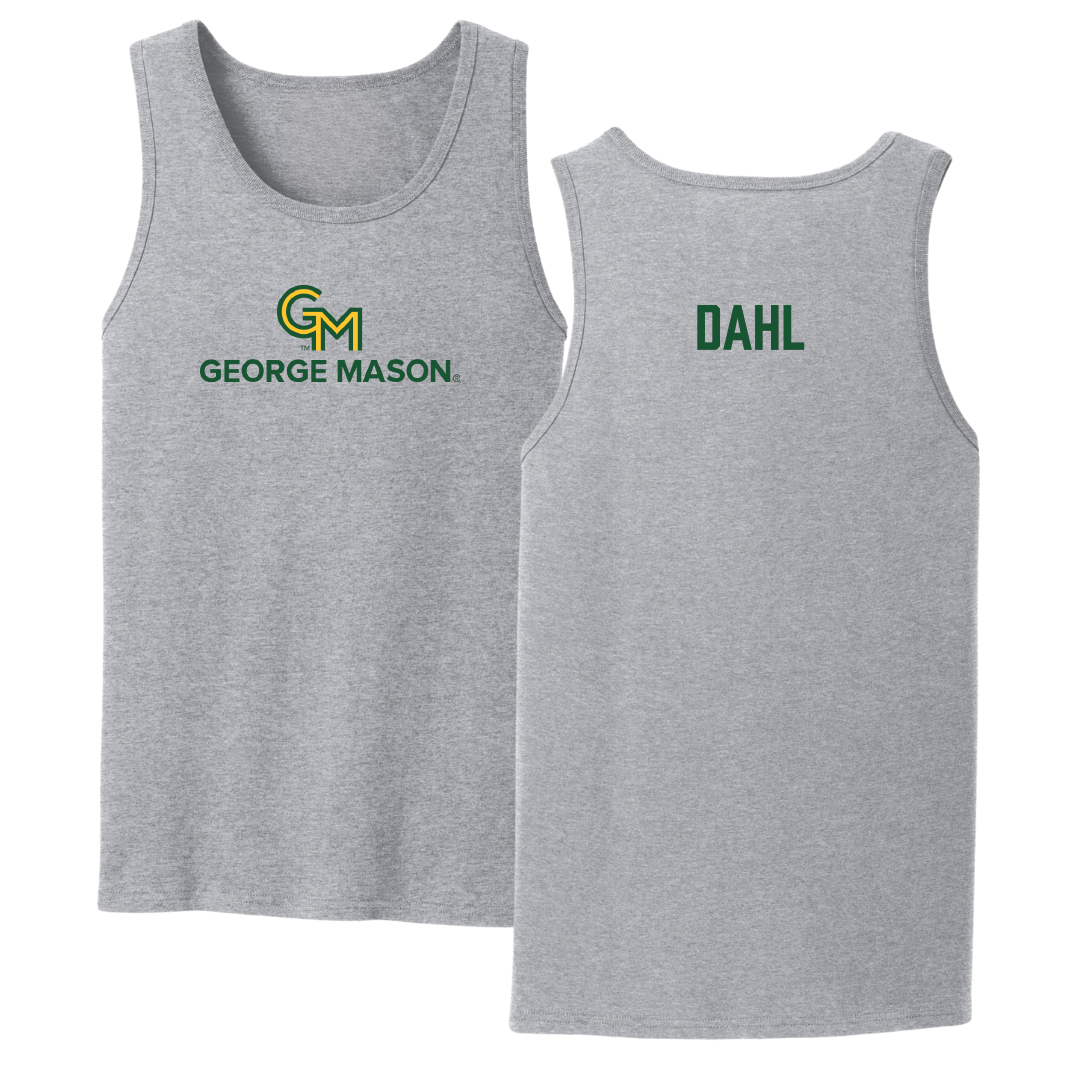 George Mason University Golf Sport Gray Tank Top - Brayden Dahl