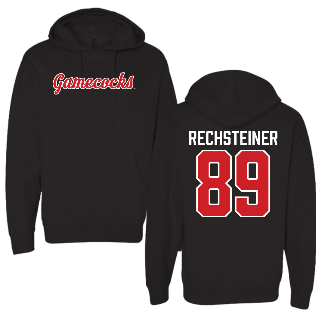 Jacksonville State University Football Black Hoodie - #89 Brock Rechsteiner