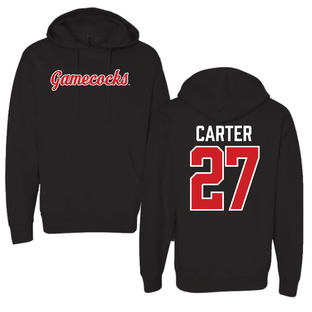 Jacksonville State University Softball Black Hoodie - #27 Kat Carter