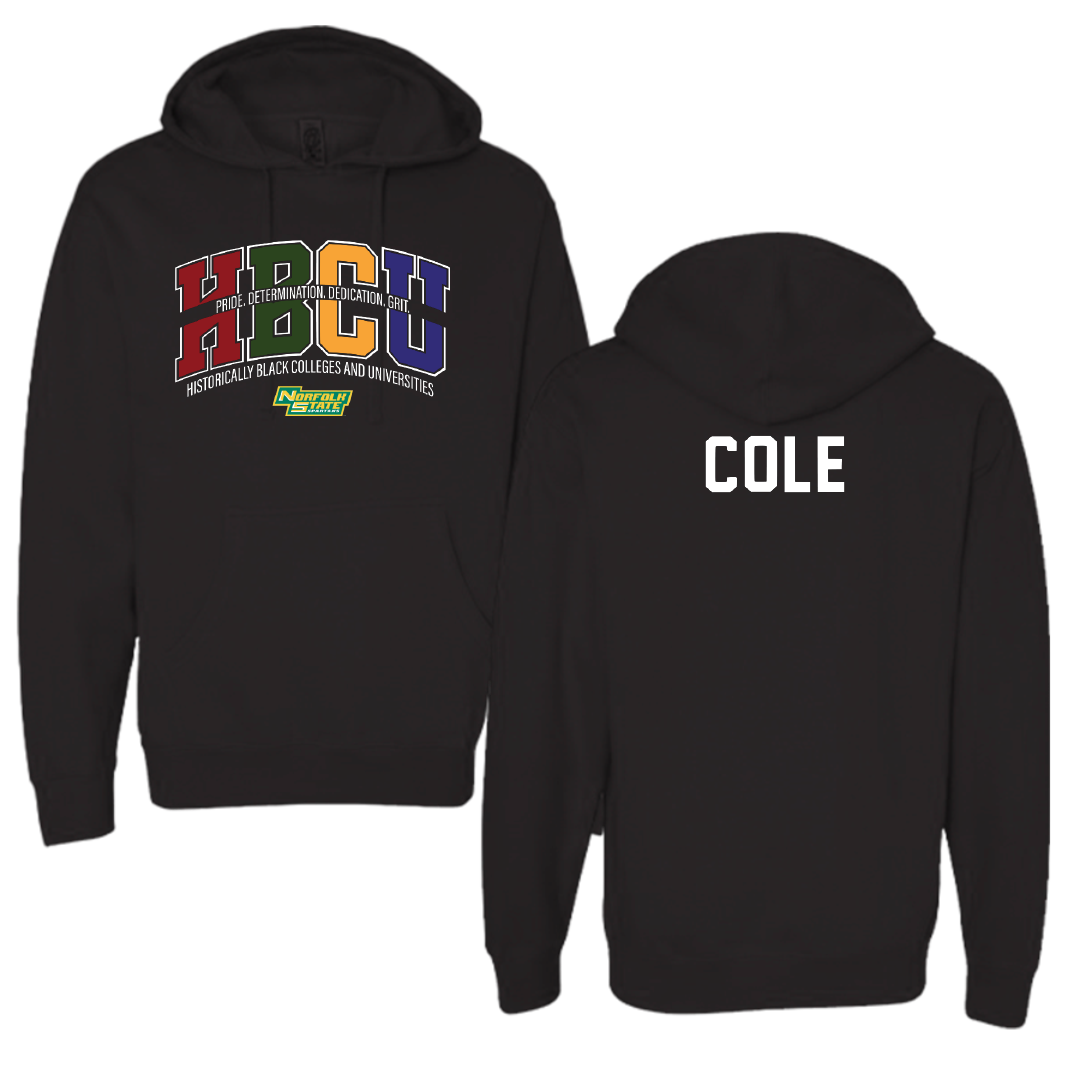 Norfolk State University TF and XC Black HBCU Hoodie - Kai Cole