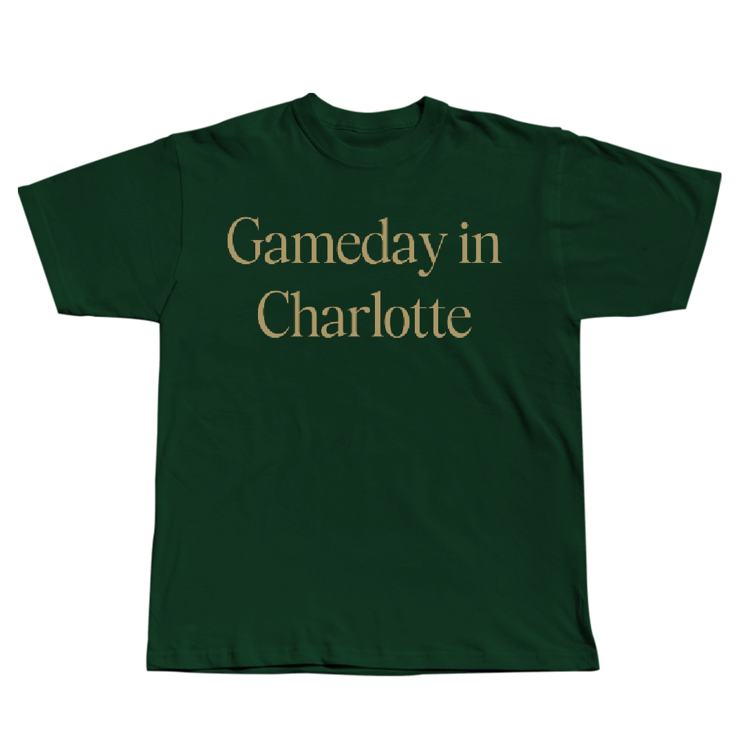 The University of North Carolina at Charlotte Football Forest Green Gameday Tee - #8 Sean Brown