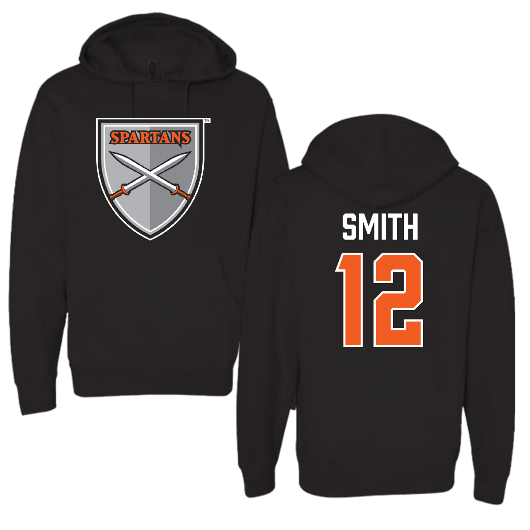 Northampton Community College Volleyball (M) Black Hoodie - #12 Luke Smith