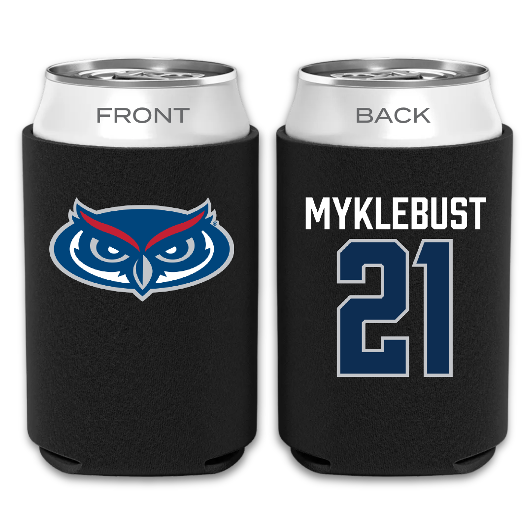 Florida Atlantic University Basketball Black Can Cooler - #21 Maria Myklebust