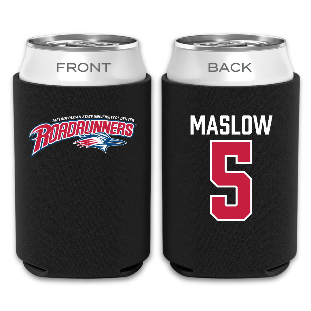 Metropolitan State University of Denver Basketball Black Can Cooler - #5 Ryan Maslow