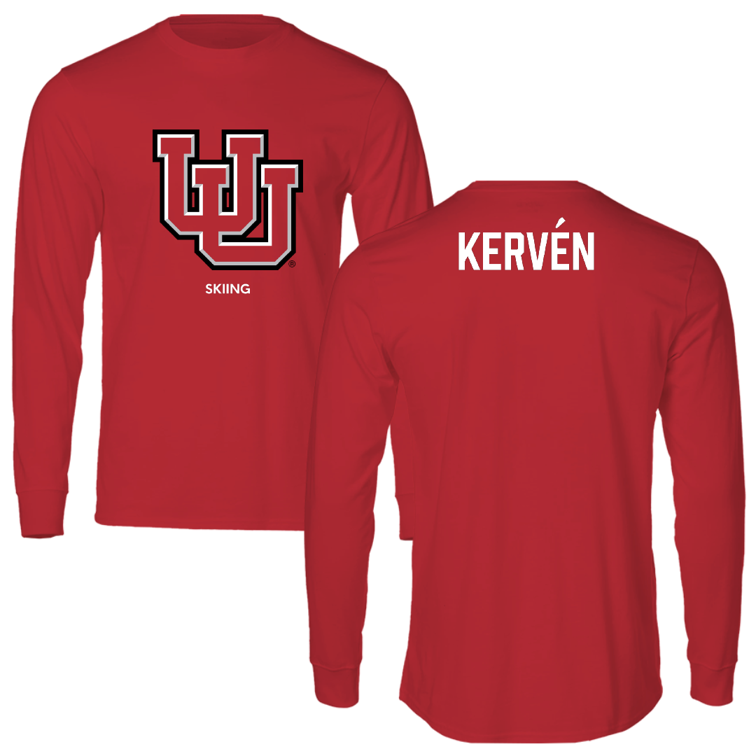 University of Utah Skiing Red Block Long Sleeve - Michelle Kervén