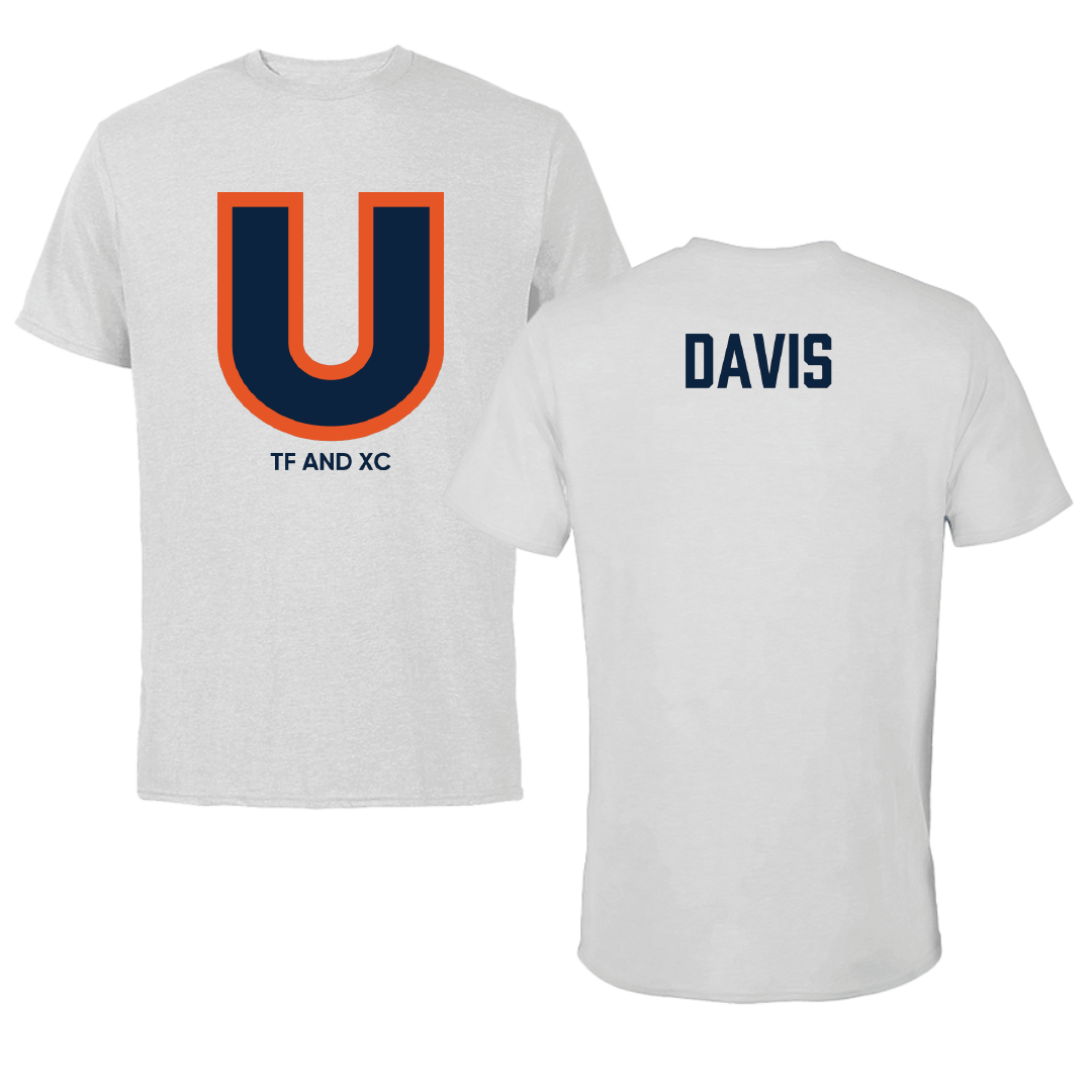 Utica University TF and XC Light Gray Tee - Kaleb Davis