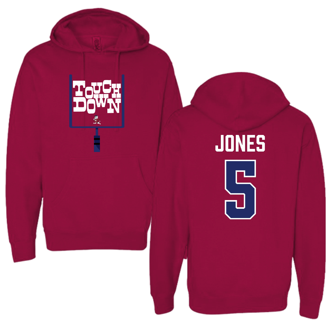 South Carolina State University Football Cardinal Touchdown Hoodie - #5 Tyler Jones