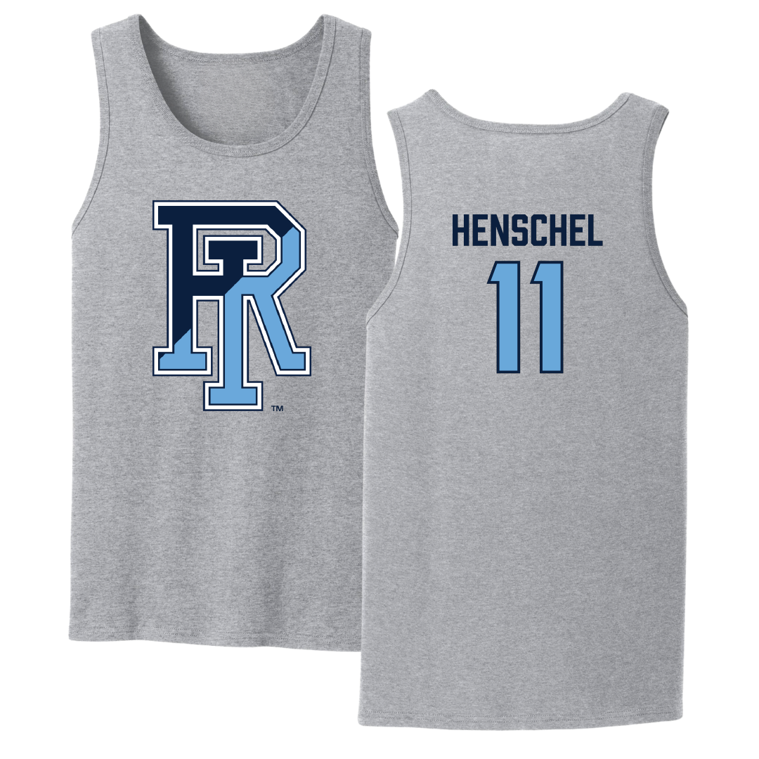 University of Rhode Island Baseball Sport Gray Tank Top - #11 Ryan Henschel