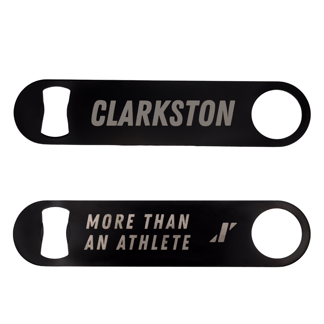 Ball State University Swimming & Diving Black Bottle Opener - Benjamin Clarkston