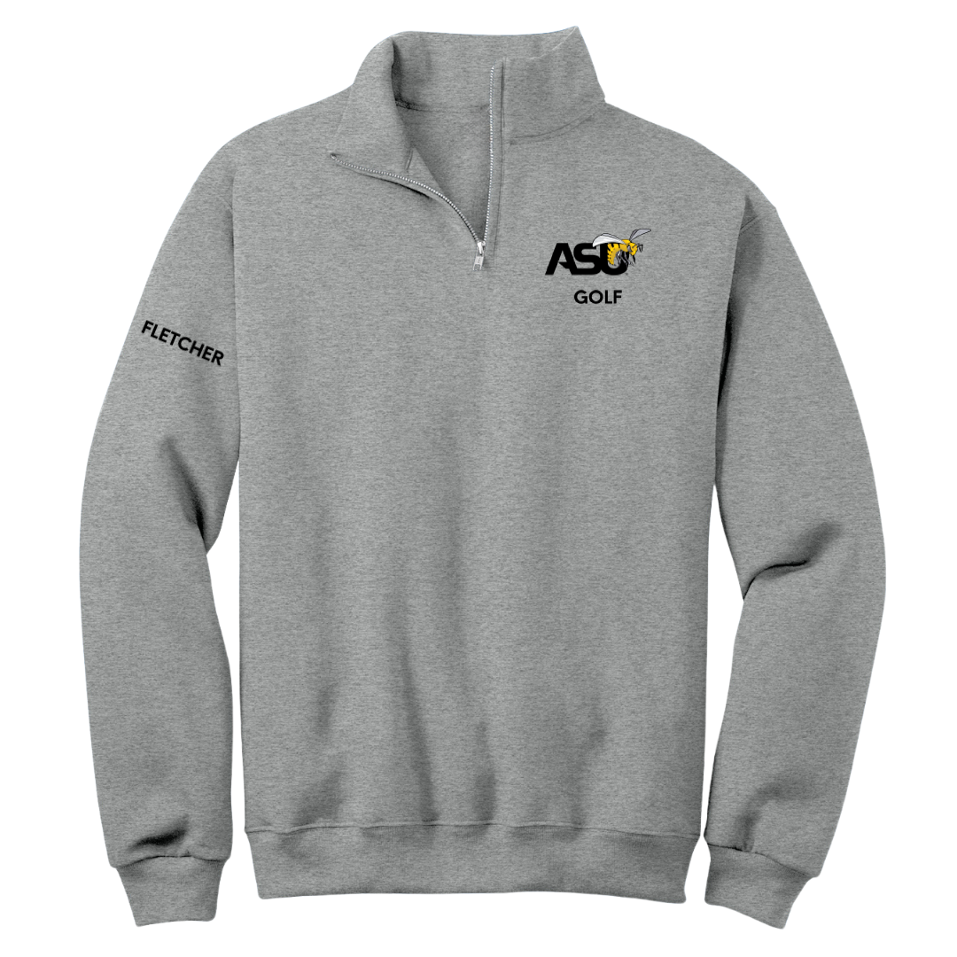 Alabama State University Golf (W) Sport Gray Quarter-Zip - Carmen Fletcher