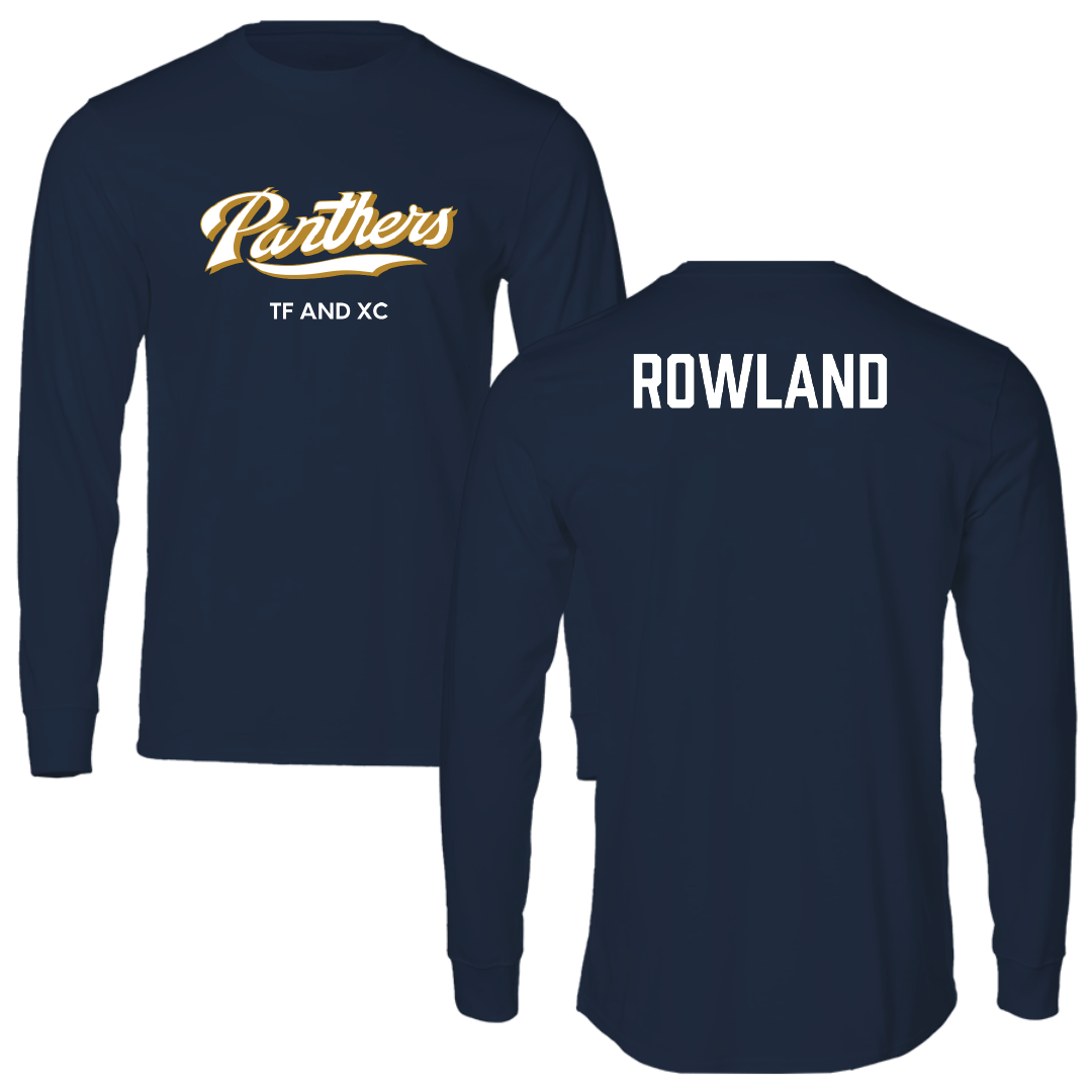 Florida International University TF and XC Navy Long Sleeve - De’quan Rowland