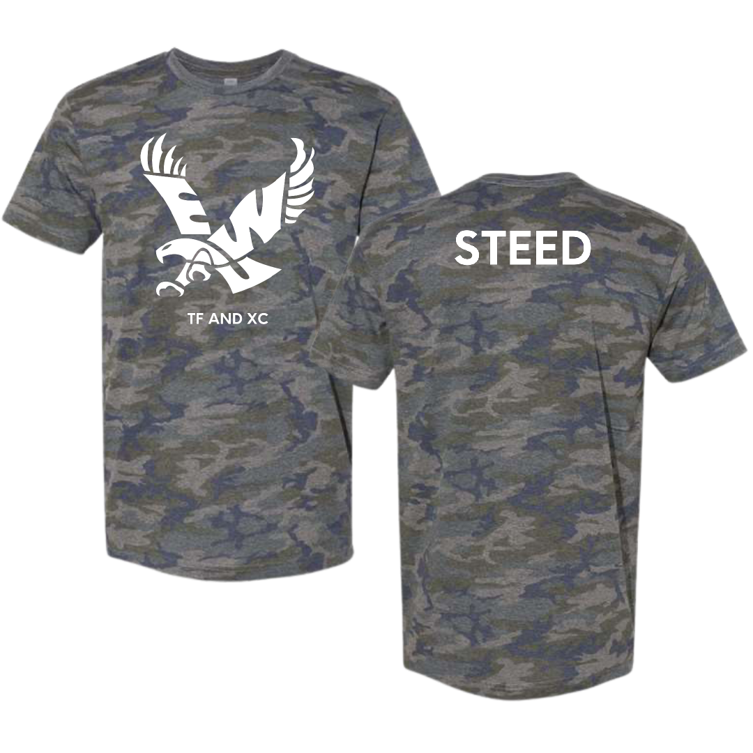 Eastern Washington University TF and XC Vintage Camo Tee - Austin Steed