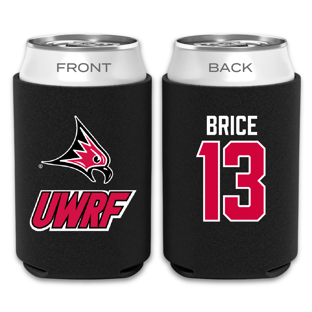 University of Wisconsin-River Falls Ice Hockey Black Can Cooler - #13 Ellie Brice