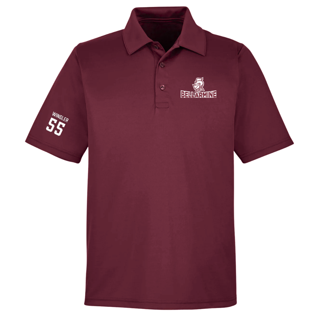 Bellarmine University Basketball (W) Maroon Polo - #55 Kendall Wingler