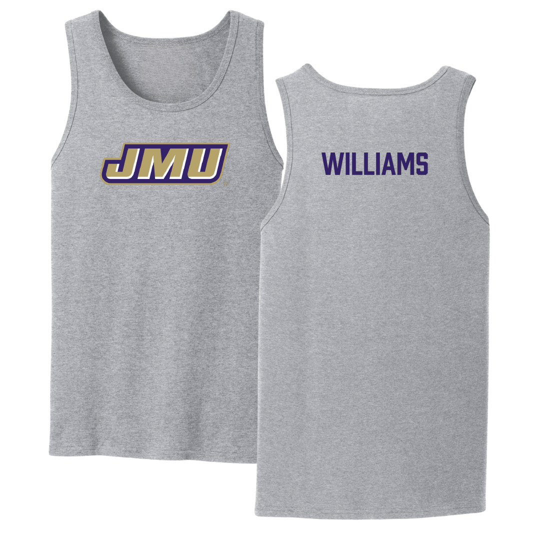 James Madison University Tennis Sport Gray Tank Top - Sophie Williams