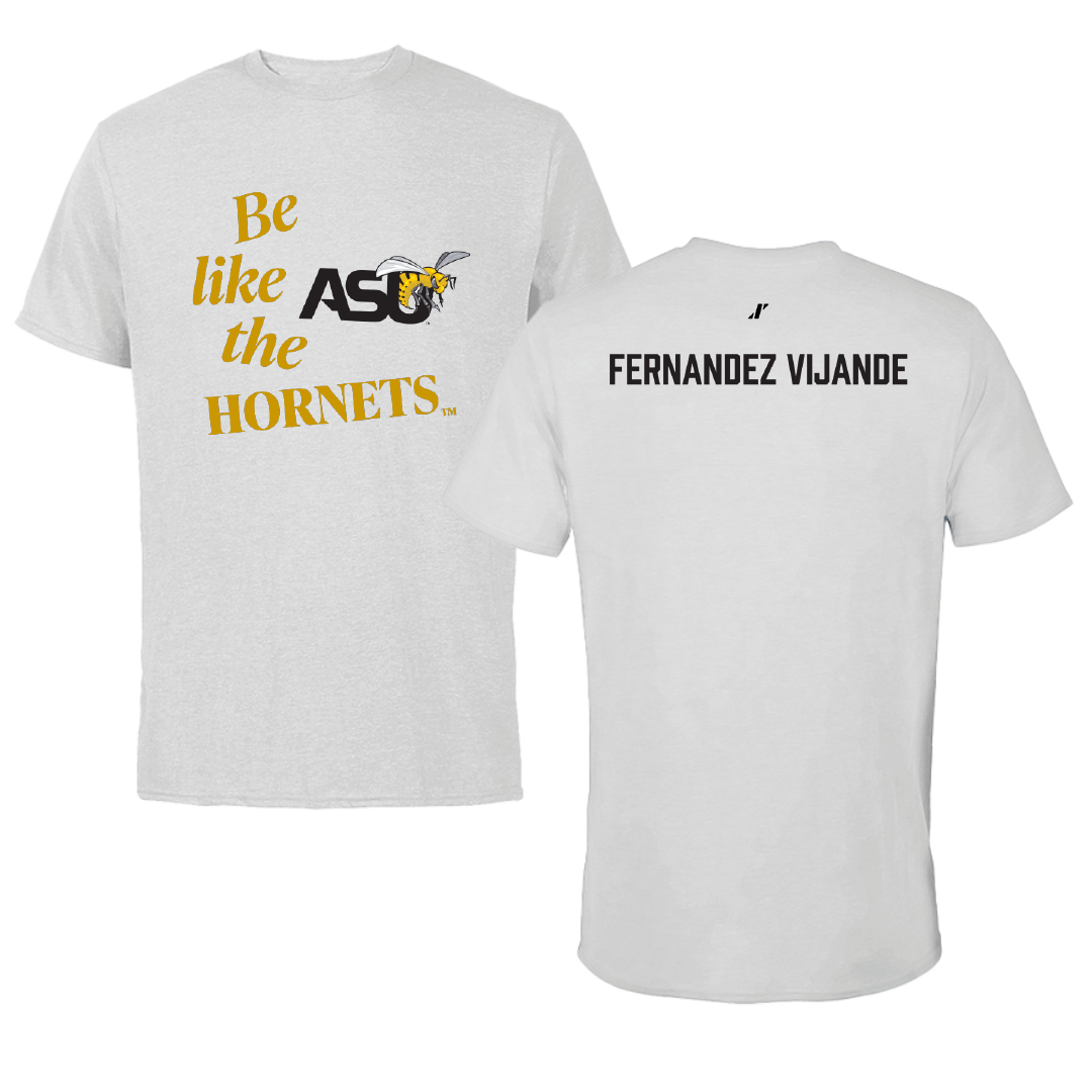 Alabama State University Golf Light Gray Be Like Us Tee - Yaiza Fernandez Vijande