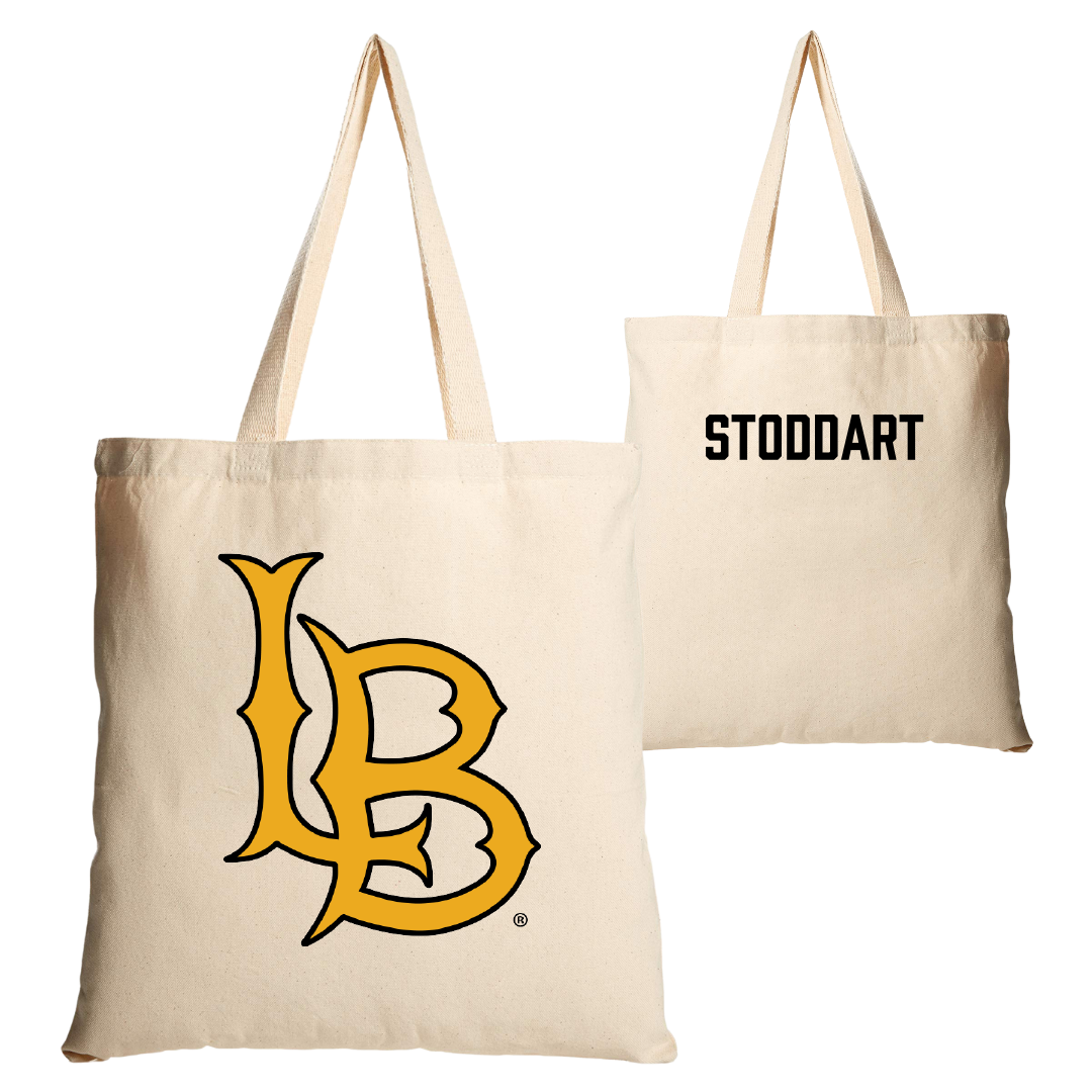 Long Beach State University TF and XC Tan Canvas Tote Bag - Grace Stoddart