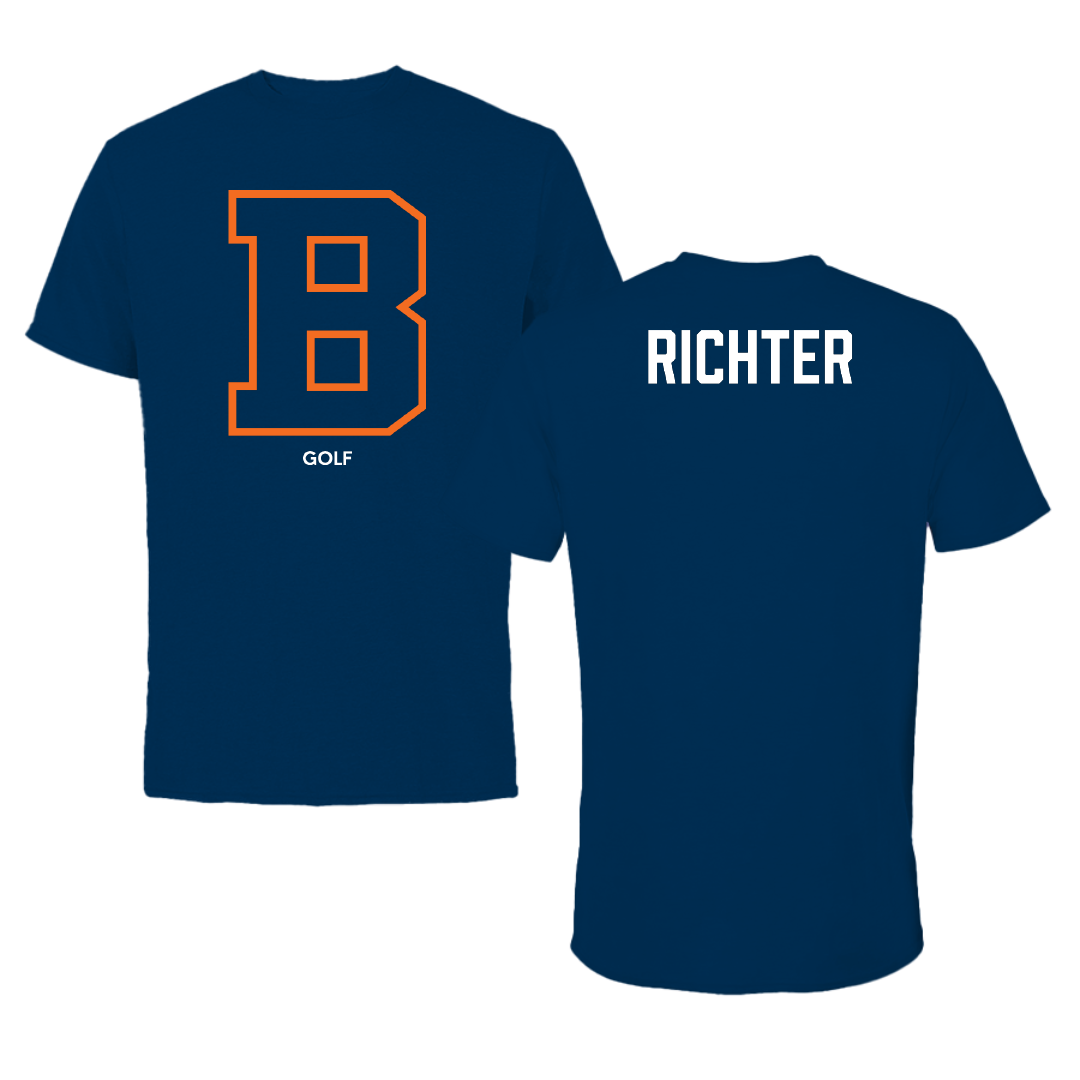 Bucknell University Golf (W) Navy Tee - Paige Richter