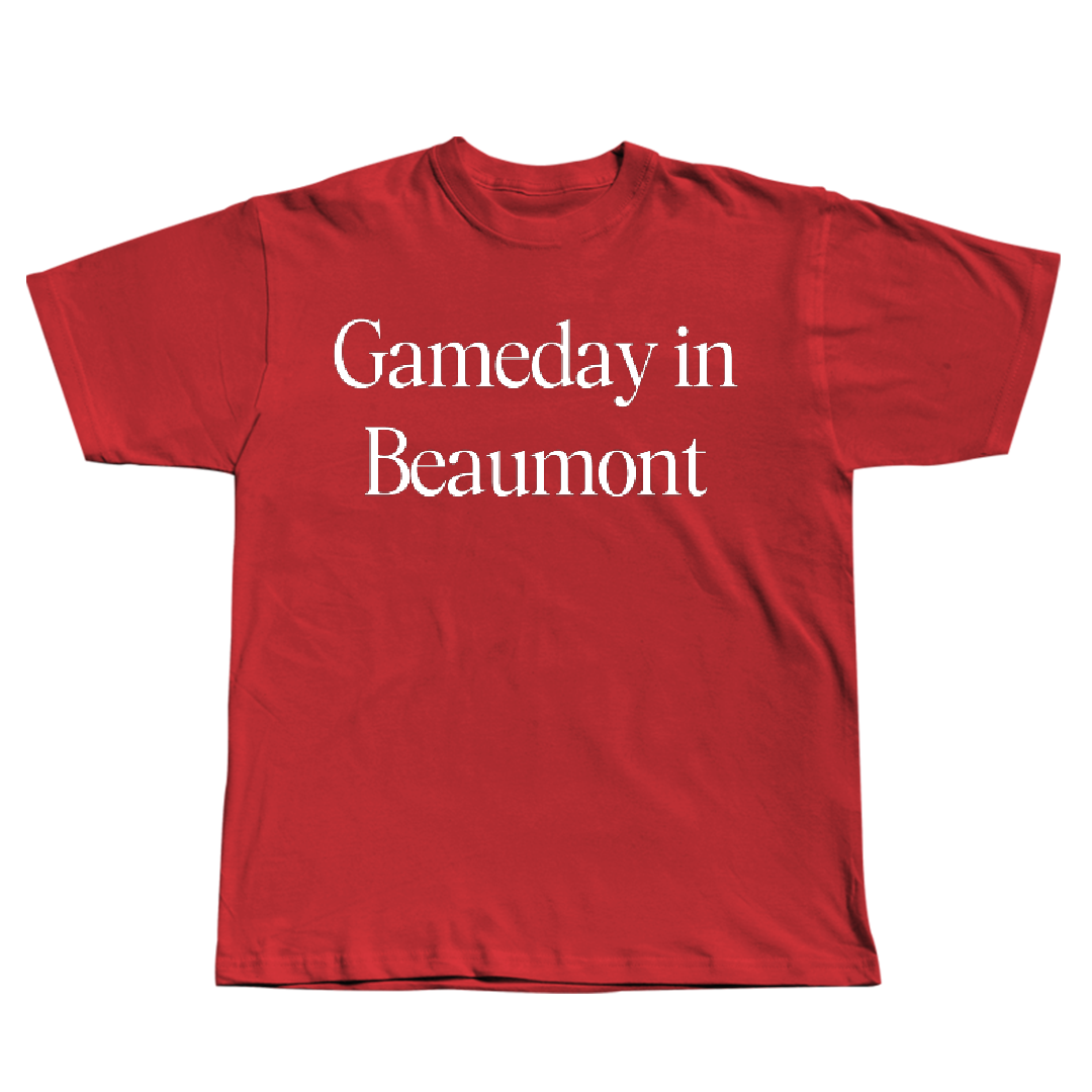 Lamar University Softball Red Gameday Tee - #99 Makenzie Wright