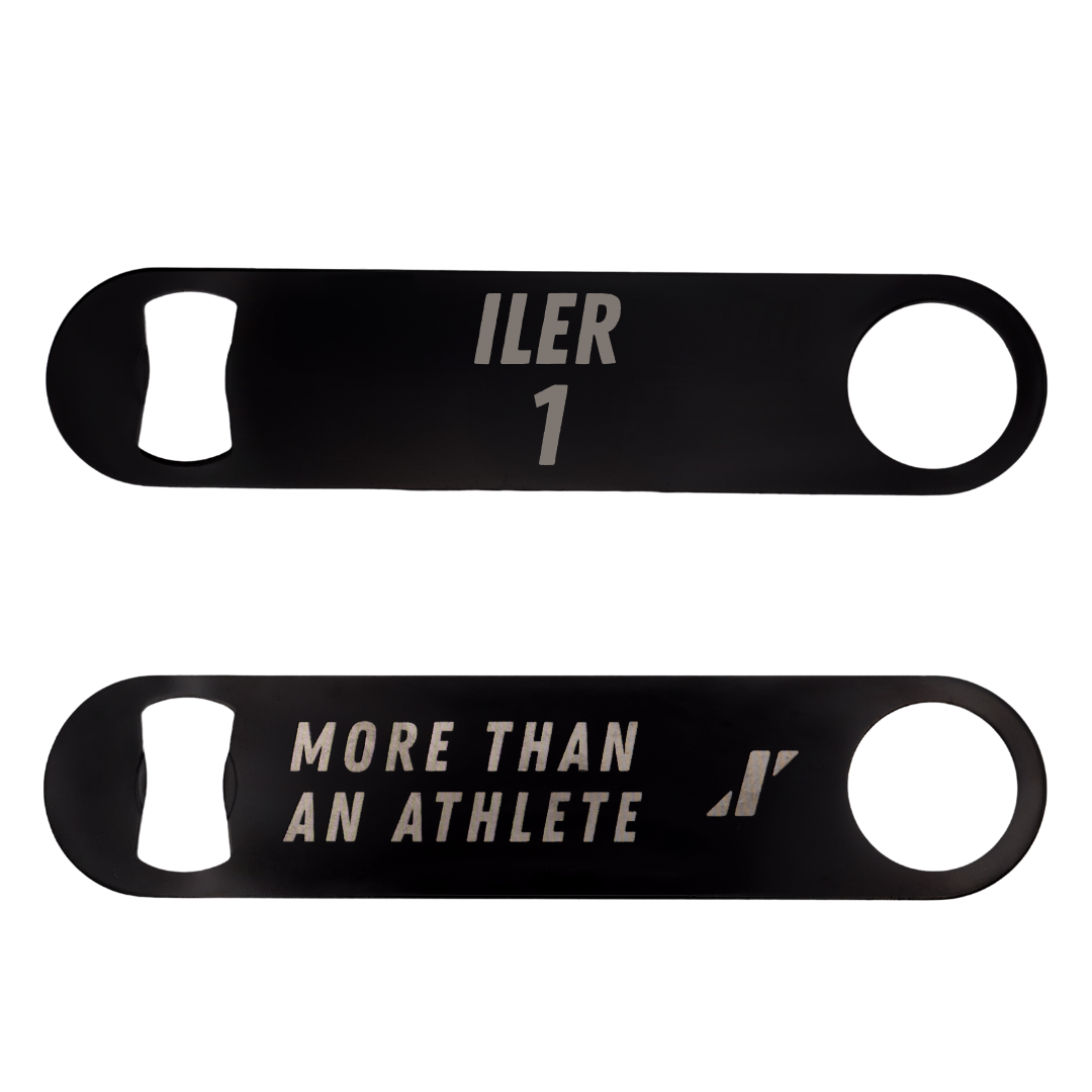 University of Rhode Island Lacrosse Black Bottle Opener - #1 Madison Iler