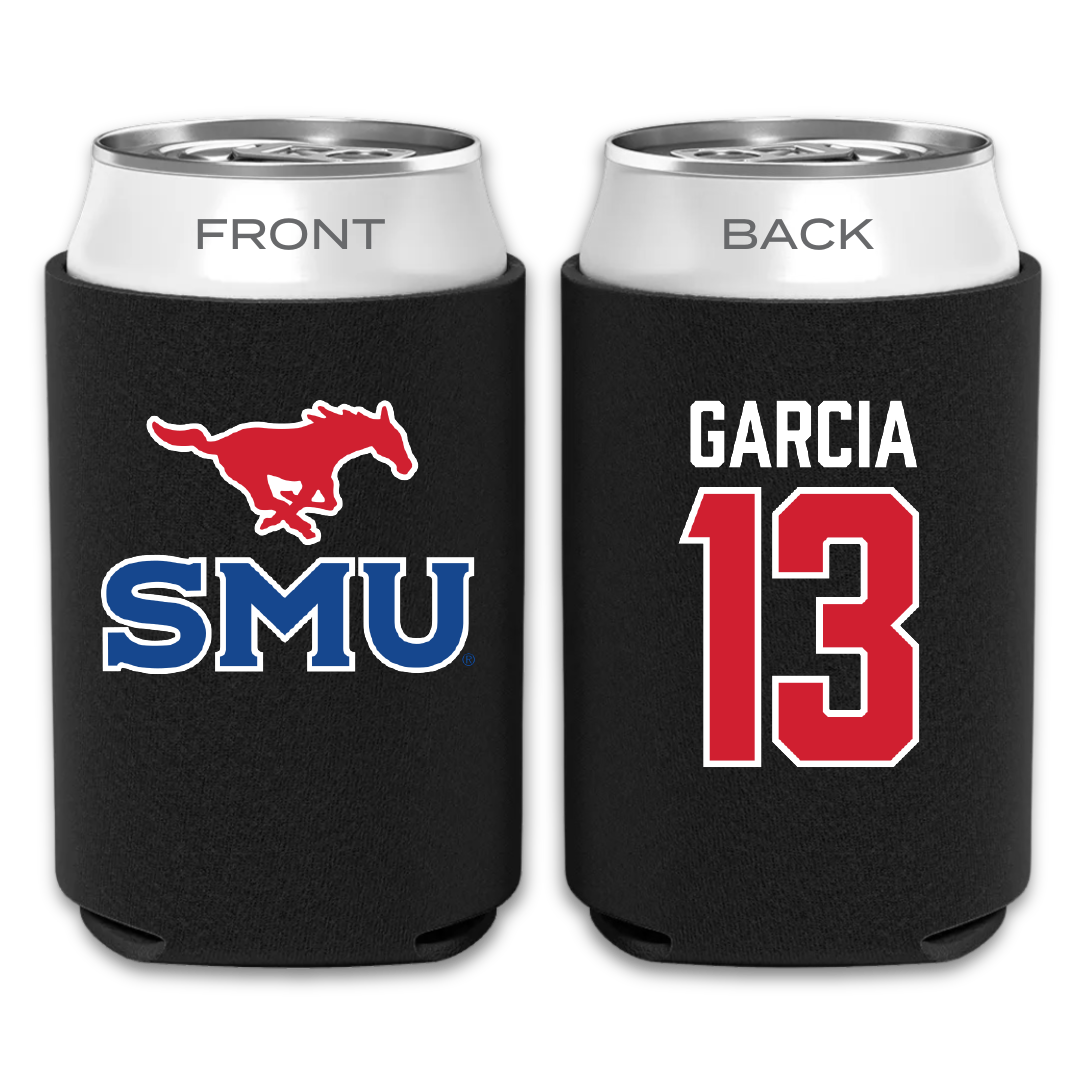 Southern Methodist University Soccer Black Can Cooler - #13 Richie Garcia
