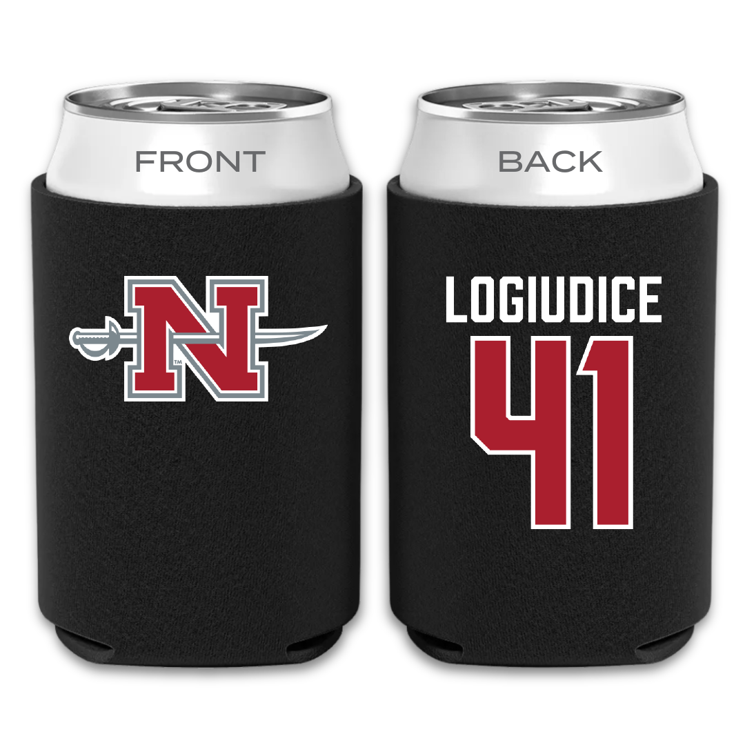 Nicholls State University Football Black Can Cooler - #41 Dominic LoGiudice