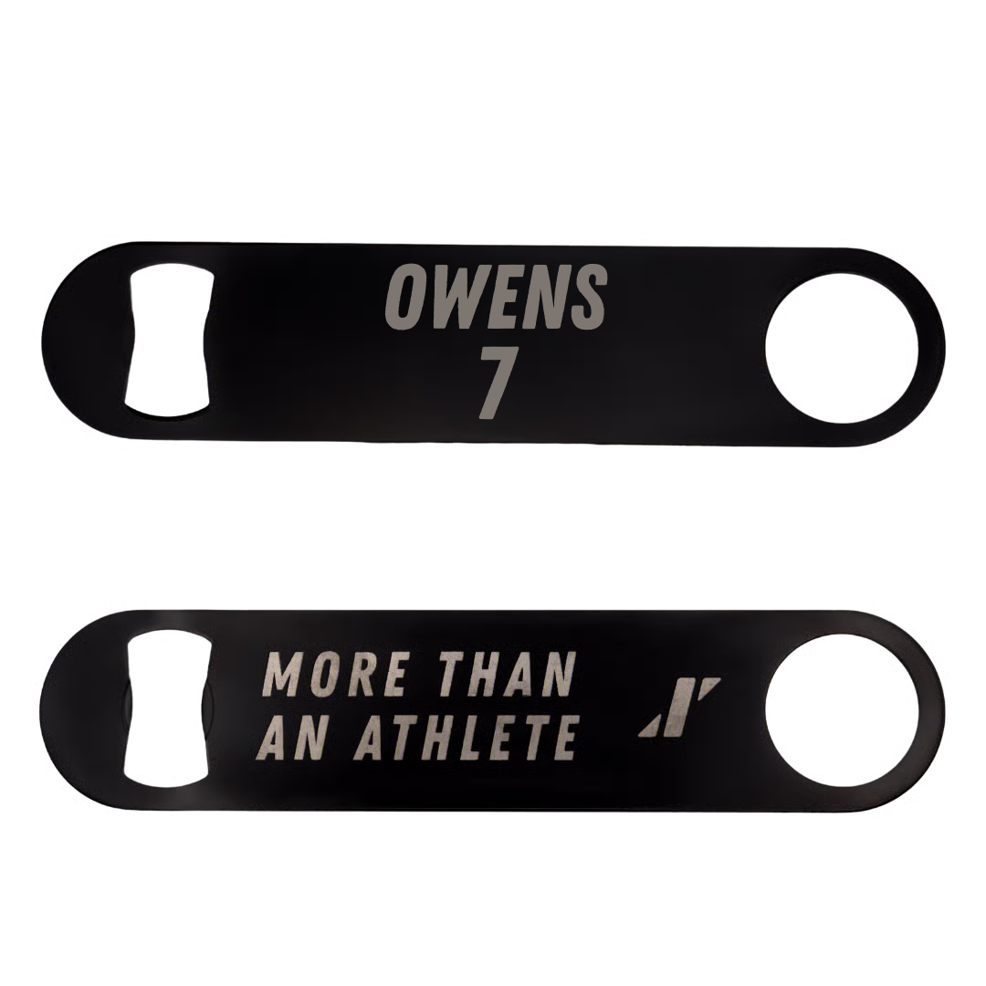 Utah Valley University Soccer Black Bottle Opener - #7 Mia Owens